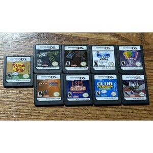 Lot Of 9 Nintendo DS Cartridge Only Games Random Kids 1 Player